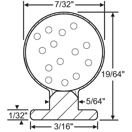 Strybuc Black Bulb Foam Weatherseal 63-425B